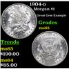 Image 1 : 1904-o Morgan Dollar $1 Grades GEM Unc