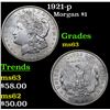 Image 1 : 1921-p Morgan Dollar $1 Grades Select Unc