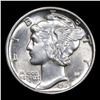 Image 2 : 1935-p Mercury Dime 10c Grades Select Unc