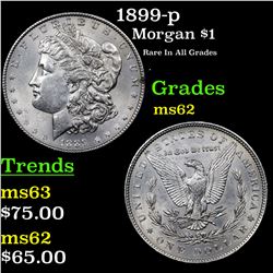 1889-p Morgan Dollar $1 Grades Select Unc