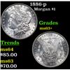 Image 1 : 1886-p Morgan Dollar $1 Grades Select+ Unc