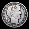 Image 2 : 1904-p Barber Half Dollars 50c Grades f+