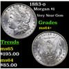 Image 1 : 1883-o Morgan Dollar $1 Grades Choice+ Unc
