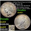 Image 1 : 1922-p Top 50 Vam 2c1 I3 R6 Peace Dollar $1 Grades Select Unc