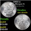 Image 1 : 1902-o Morgan Dollar $1 Grades Unc Details