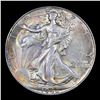 Image 2 : 1946-p Walking Liberty Half Dollar 50c Grades Choice AU