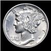 Image 2 : 1936-p Mercury Dime 10c Grades Select Unc
