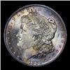 Image 2 : 1881-s Rainbow Toned Morgan Dollar $1 Grades Select Unc