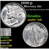 Image 1 : 1936-p Mercury Dime 10c Grades GEM+ FSB