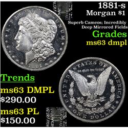 1881-s Morgan Dollar $1 Grades Select Unc DMPL
