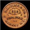 Image 2 : (1863) Union Flour F-10H-42A R-4 Civil War Token 1c Grades Select AU