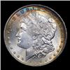 Image 2 : 1884-o Rainbow Toned Morgan Dollar $1 Grades Select Unc