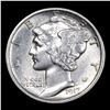 Image 2 : 1917-d Mercury Dime 10c Grades Select Unc