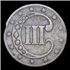 Image 3 : 1851 Mint Error Three Cent Silver 3cs Grades vf++