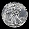 Image 2 : 1936-p Walking Liberty Half Dollar 50c Grades Choice Unc