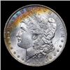Image 2 : 1884-o Rainbow Toned Morgan Dollar $1 Grades Select Unc