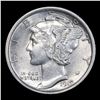 Image 2 : 1919-p Mercury Dime 10c Grades Choice AU/BU Slider