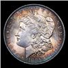 Image 2 : 1885-p Rainbow Toned Morgan Dollar $1 Grades Choice Unc