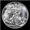 Image 2 : 1935-p Walking Liberty Half Dollar 50c Grades Select+ Unc