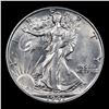 Image 2 : 1941-s Walking Liberty Half Dollar 50c Grades Select Unc