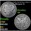 Image 1 : 1899-o Top 100 Vam 31 Micro 'o' Morgan Dollar $1 Grades f+