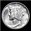 Image 2 : 1936-p Mercury Dime 10c Grades Choice Unc