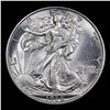 Image 2 : 1936-p Walking Liberty Half Dollar 50c Grades Choice+ Unc