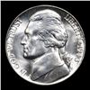 Image 2 : 1943-p Jefferson Nickel 5c Grades Choice Unc+ 5fs
