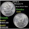 Image 1 : 1879-o Morgan Dollar $1 Grades Select Unc