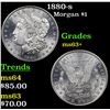 Image 1 : 1880-s Morgan Dollar $1 Grades Select+ Unc