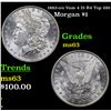 Image 1 : 1883-o /o Vam 4 I5 R4 Top 100 Morgan Dollar $1 Grades Select Unc