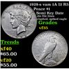 Image 1 : 1928-s vam 1A I2 R5 Peace Dollar $1 Grades vf++