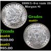 Image 1 : 1899/1--9-o vam 28 Morgan Dollar $1 Grades Select+ Unc