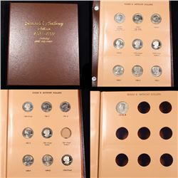 Virtually Complete Susan B. Anthony Dollar Book 1979-1999 19 coins