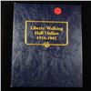 Image 2 : ***Auction Highlight*** Starter Walking Liberty Half Dollar Book 1917-1929 15 coins All Semi Key Dat