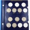 Image 3 : ***Auction Highlight*** Starter Walking Liberty Half Dollar Book 1917-1929 15 coins All Semi Key Dat
