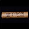 Image 4 : Mixed small cents 1c orig shotgun roll, 1919-s Wheat Cent, 1890 Indian Cent other end, McDonalds Wra