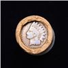 Image 2 : Indian cent 1c orig roll, 1909 end S other end