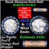 Image 1 : Buffalo Nickel Shotgun Roll in Old Bank Style 'Los Angeles Trust And SavingsBank'  Wrapper 1916 & d 