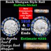 Image 1 : Buffalo Nickel Shotgun Roll in Old Bank Style 'Los Angeles Trust And Savings Bank'  Wrapper 1916& d 