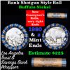 Image 1 : Buffalo Nickel Shotgun Roll in Old Bank Style 'Los Angeles Trust And Savings Bank'  Wrapper 1920 & s