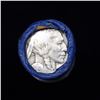 Image 2 : Buffalo Nickel Shotgun Roll in Old Bank Style Bell Telephone  Wrapper 1923 & s Mint Ends