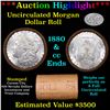 Image 1 : ***Auction Highlight*** 1880 & CC Uncirculated Morgan Dollar Shotgun Roll (fc)