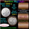 Image 1 : ***Auction Highlight*** Full solid date 1896-o Morgan silver $1 roll, 20 coins (fc)
