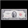 Image 2 : 1953c $2 Red Seal United States Note Key To The Series Grades Choice AU/BU Slider