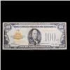 Image 2 : ***Auction Highlight*** 1928 $100 Gold Certificate Fr-2405 Low Serial Number Grades f+ (fc)