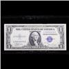 Image 2 : 2X 1935C $1 Blue Seal Silver Certificate consecutive serial numbers Grades Gem CU