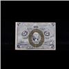 Image 2 : 1863 US Fractional Currency 5c Second Issue fr-1232 Washington In Oval Grades xf+