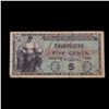 Image 2 : Military Payment Certificate (MPC) Series 481 5c Grades vf++