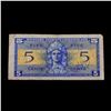 Image 3 : Military Payment Certificate (MPC) Series 521 5c Grades vf++
